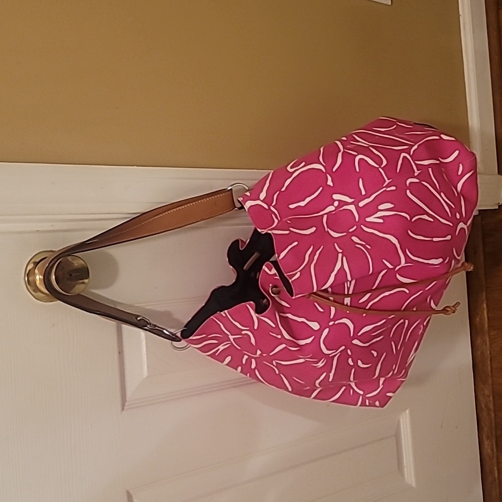 Kate Spade Pink and Brown Hobo Bag